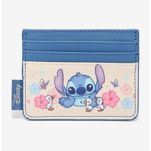 Loungefly Handbags - NWT Loungefly Disney Lilo & Stitch Ducklings Cardholder. Smoke free home.
